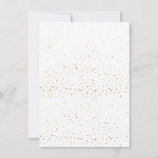 Moderne minimalistische Graduation Party Menu Kaar Kaart (Achterkant)