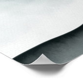 Moderne minimalistische groene Abstracte bergen Poster (Hoek)