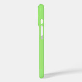 Moderne minimalistische, groene, gepersonaliseerde Case-Mate iPhone case (Achterkant / Links)