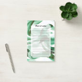 Moderne Minimalistische Groene Kwaststreken Abstra Post-it® Notes (Kantoor)