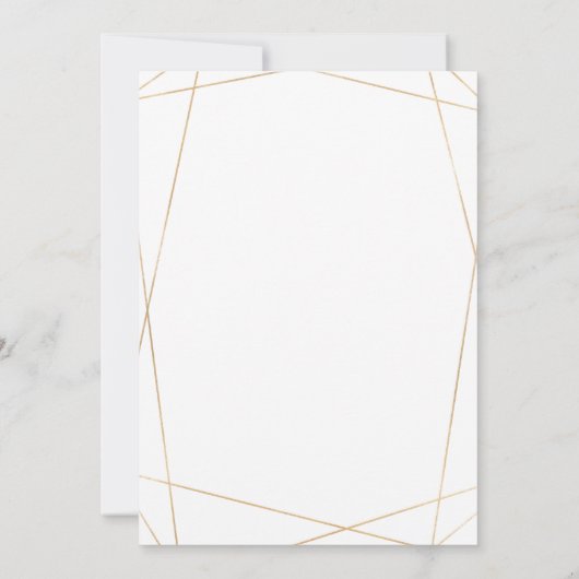 Moderne Minimalistische Groene Trouwkaart Aankondiging (Achterkant)