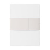 Moderne minimalistische groene verlofbruiloft uitnodigingen wikkel (Achterkant Voorbeeld)