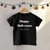Moderne minimalistische Halloween – gepersonalisee Kinder Shirts