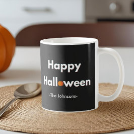 Moderne minimalistische Halloween – gepersonalisee Koffiemok