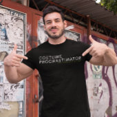 Moderne minimalistische Halloween kostuum uitstell Tri-Blend Shirt