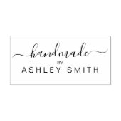 Moderne, minimalistische handgemaakte handgemaakte rubberstempel (Afrduk)