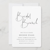 Moderne minimalistische handgeschreven handgeschre kaart (Voorkant)