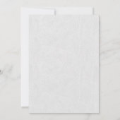 Moderne Minimalistische Handgeschreven Handlettere Kaart (Achterkant)