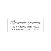 Moderne minimalistische handtekening script retour zelfinktende stempel (Design)
