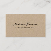 Moderne minimalistische handtekeningen QR Code Kra Visitekaartje (Voorkant)