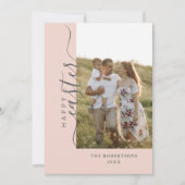 Moderne minimalistische Happy Easter Wenskaart Feestdagenkaart (Voorkant)