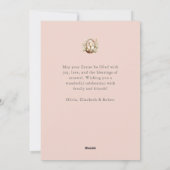 Moderne minimalistische Happy Easter Wenskaart Feestdagenkaart (Achterkant)