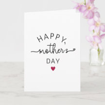 Moderne Minimalistische Happy Mother's Day Script 