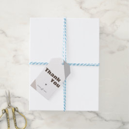 Moderne Minimalistische Herfst Bedankje Gift Tags Cadeaulabel