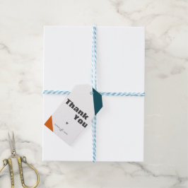 Moderne Minimalistische Herfst Bedankje Gift Tags Cadeaulabel