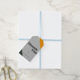 Moderne Minimalistische Herfst Bedankje Gift Tags Cadeaulabel