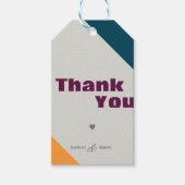 Moderne Minimalistische Herfst Bedankjes Cadeautag Cadeaulabel (Voorkant)
