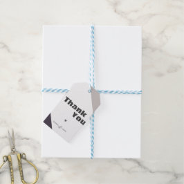 Moderne Minimalistische Herfst Bedankjes Cadeautag Cadeaulabel