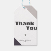 Moderne Minimalistische Herfst Bedankjes Cadeautag Cadeaulabel (Voorkant)