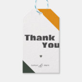 Moderne Minimalistische Herfst Bedankjes Cadeautag Cadeaulabel (Voorkant)