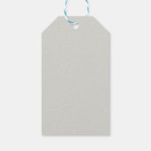 Moderne Minimalistische Herfst Bedankjes Cadeautag Cadeaulabel (Achterkant)