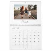 Moderne, minimalistische herinneringen uit de mult kalender (Mar 2027)