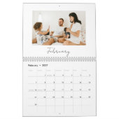 Moderne, minimalistische herinneringen uit de mult kalender (Feb 2027)