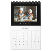 Moderne minimalistische herinneringen uit de multi kalender (Mar 2027)