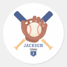 Moderne Minimalistische Honkbal Batter Op Verjaard