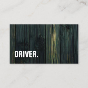 Moderne minimalistische houten board DRIVER Profes Visitekaartje