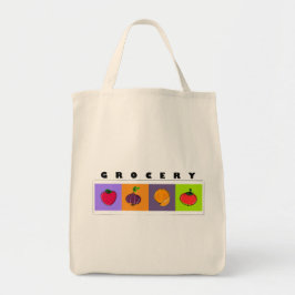 Moderne Minimalistische Illustratie van Fruit en G Tote Bag