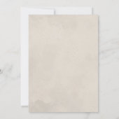 Moderne minimalistische Initialen bruiloft Kaart (Achterkant)