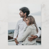 Moderne, minimalistische initialen fotobudgetbruil (Achterkant)