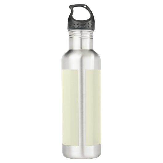 Moderne minimalistische Initialen Rood Monogram Be Waterfles (Achterkant)