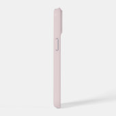 Moderne Minimalistische Initiële Monogram Roze iPhone 15 Case (Rechterkant)