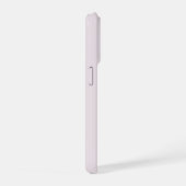 Moderne Minimalistische Initiële Roze Monogram iPhone Hoesje (Rechterkant)