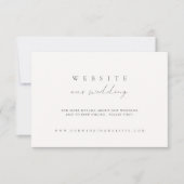 Moderne minimalistische internetkaart kaart (Voorkant)