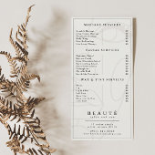 Moderne minimalistische Ivoor/Zwarte Salon/Spa Men