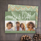 Moderne Minimalistische Juniper Shades - Merry & B Feestdagenkaart