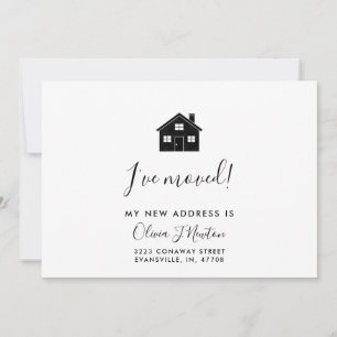 Moderne, minimalistische Kaart voor aankondigingen