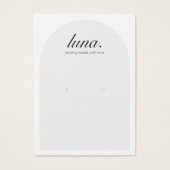 Moderne, minimalistische Kaart voor draagbeeldsche (Voorkant)