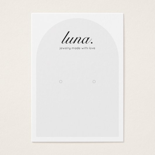 Moderne, minimalistische Kaart voor draagbeeldsche (Voorkant)