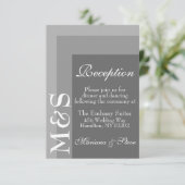 Moderne minimalistische Kaart voor het ontvangen v (Staand voorkant)