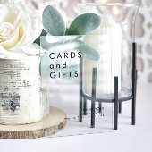 Moderne minimalistische Kaarten en huwelijkscadeau Acryl Bord