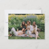 Moderne minimalistische kalligrafie bedankkaart (Achterkant)