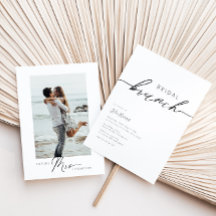 Moderne minimalistische kalligrafie Bridal Brunch