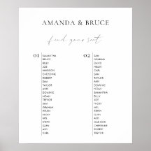 Moderne minimalistische kalligrafie-bruiloft