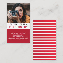 Moderne, minimalistische kalligrafiesfotografie visitekaartje