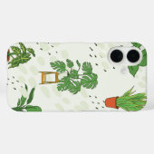 Moderne minimalistische kamerplant Case-Mate iPhone case (Achterkant (horizontaal))