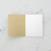 Moderne minimalistische kasjmierbruiloft - Harteli Bedankkaart (Binnen)